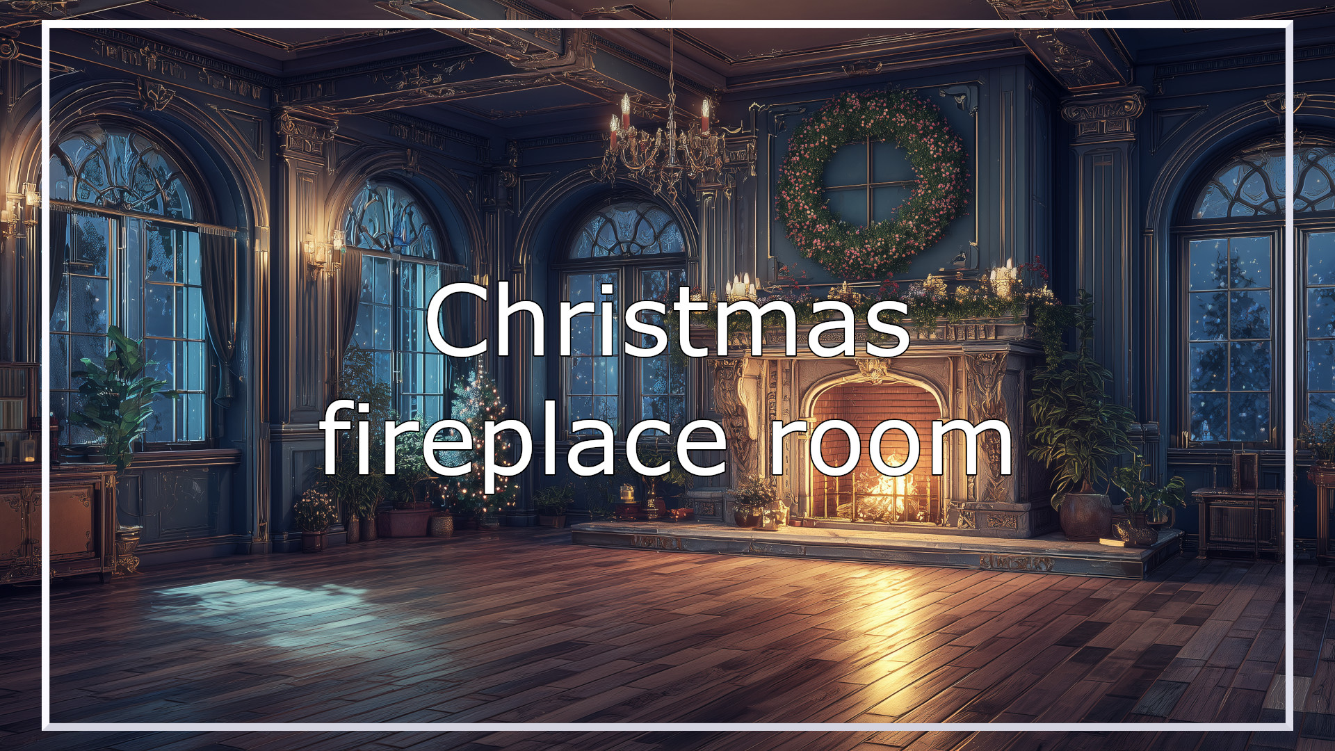 fireplace room, Christmas, winter, background, illustration, free material
