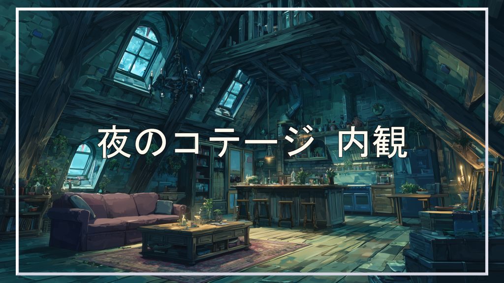 コテージ、背景、イラスト、フリー素材