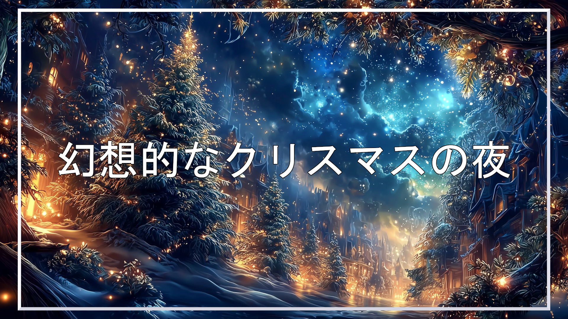 クリスマス、冬、背景、イラスト、フリー素材