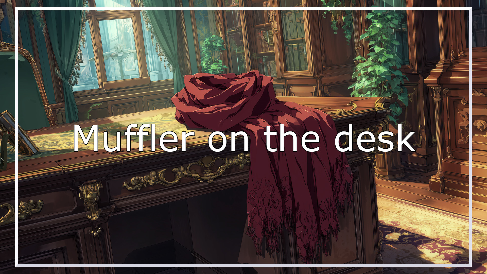 muffler, scarf, winter, background, illustration, free material