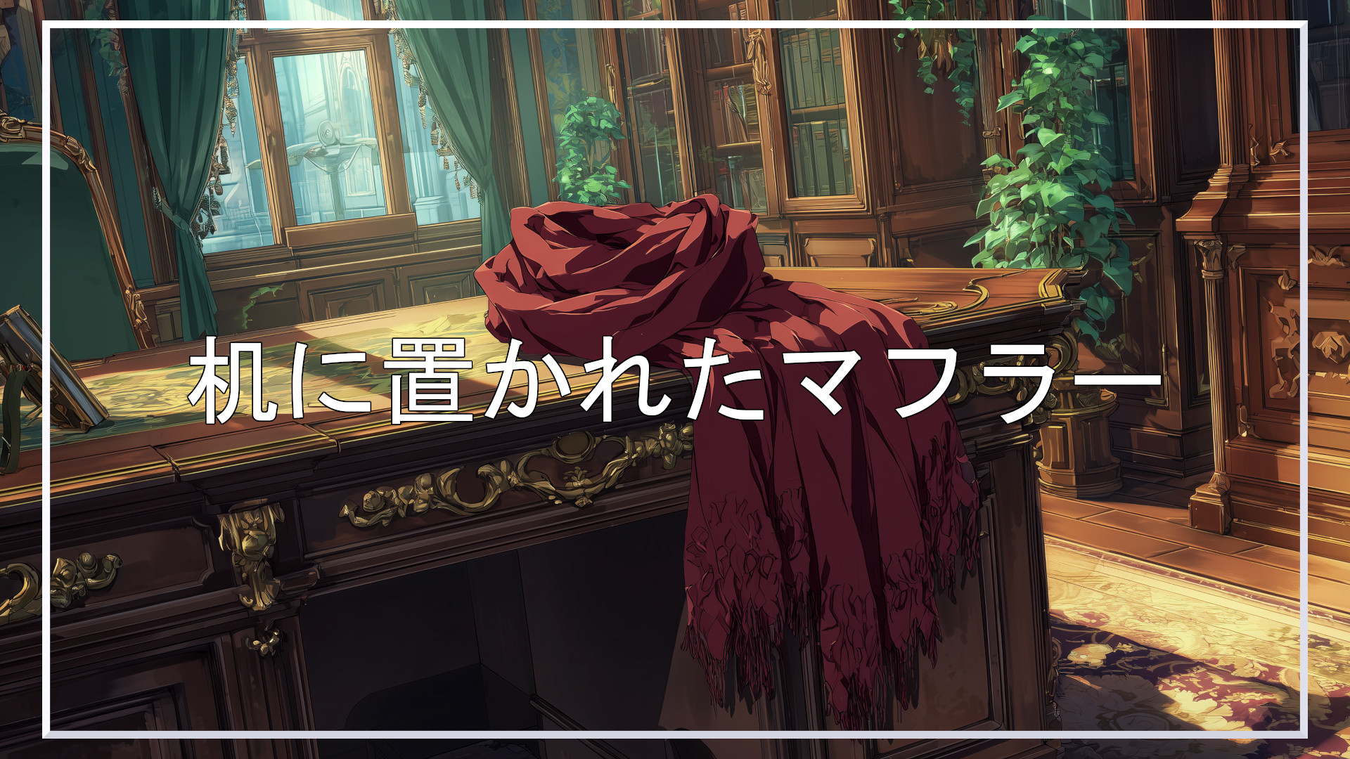 マフラー、スカーフ、冬、背景、イラスト、フリー素材