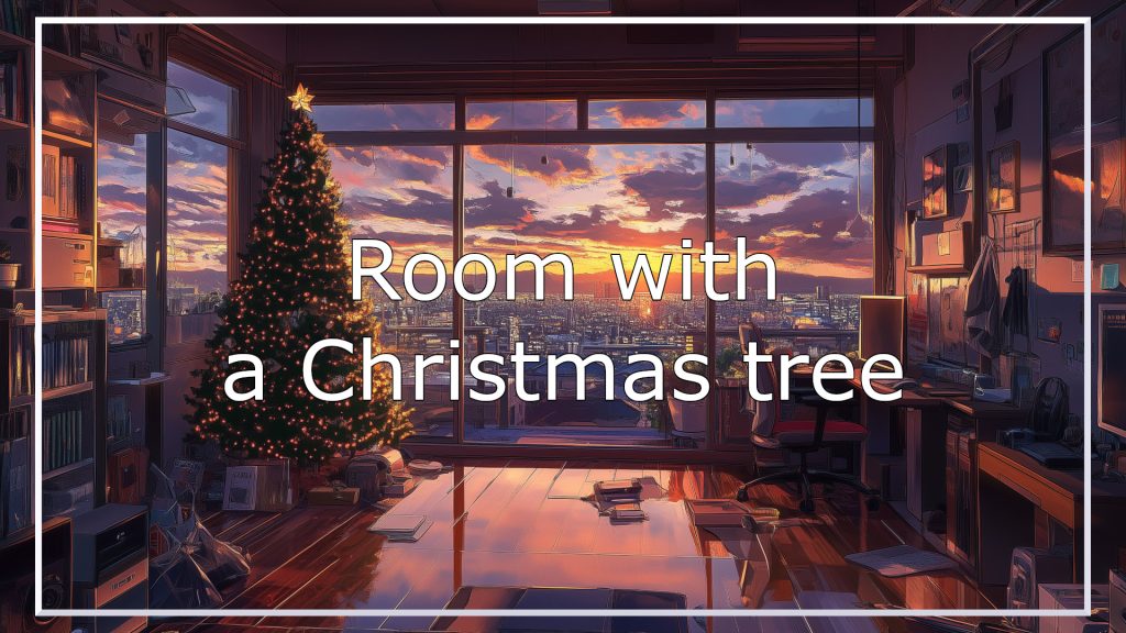 christmas tree, winter, background, illustration, free material