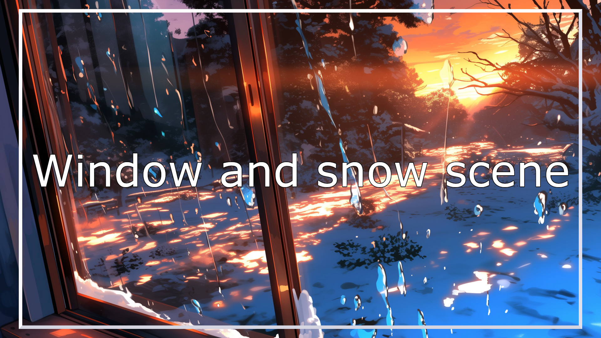 window, winter, background, illustration, free material